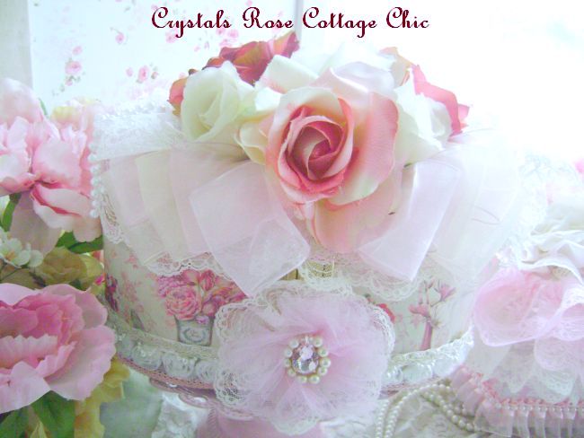 Shabby Victorian Rose Decorative Case