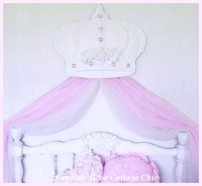 Shabby Rose Bella Bed Crown