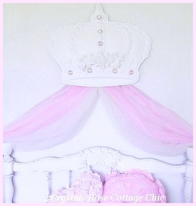 Shabby Rose Bella Bed Crown