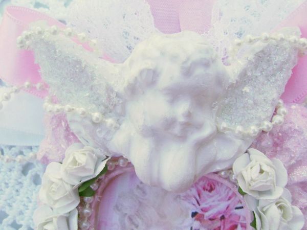 Shabby Sugared Cherub Pink Victorian Marie Antoinette