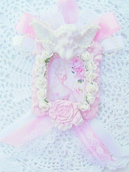 Shabby Sugared Cherub Pink Victorian Marie Antoinette