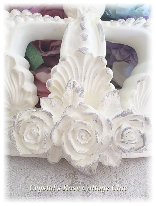 Distressed Vintage Rose Crown...Color Options