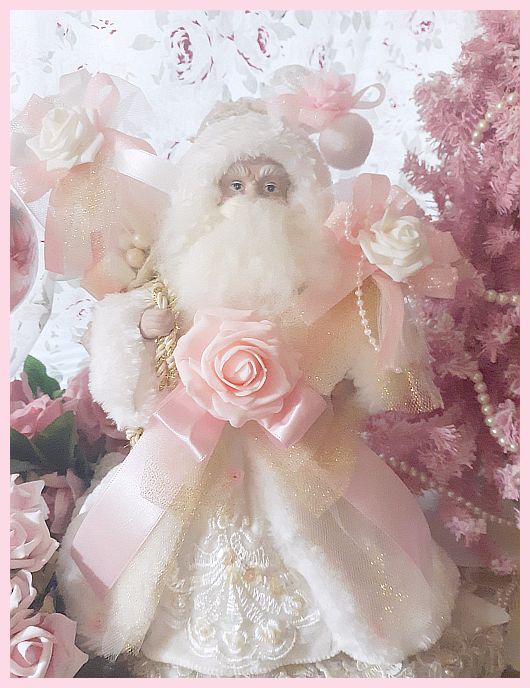 Pretty Pink Flocked Christmas Tree
