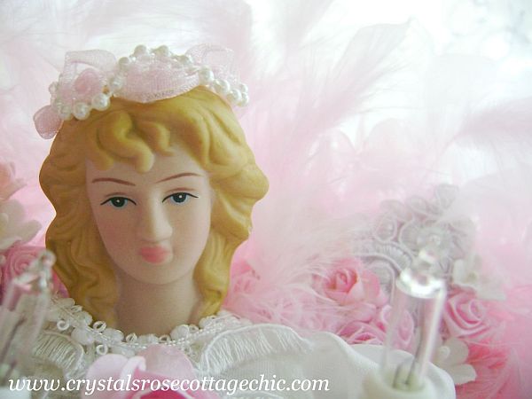 Romantic Rose Angel Tree Topper