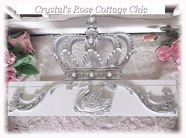 Swan Bed Crown Canopy Teester..Color Choices