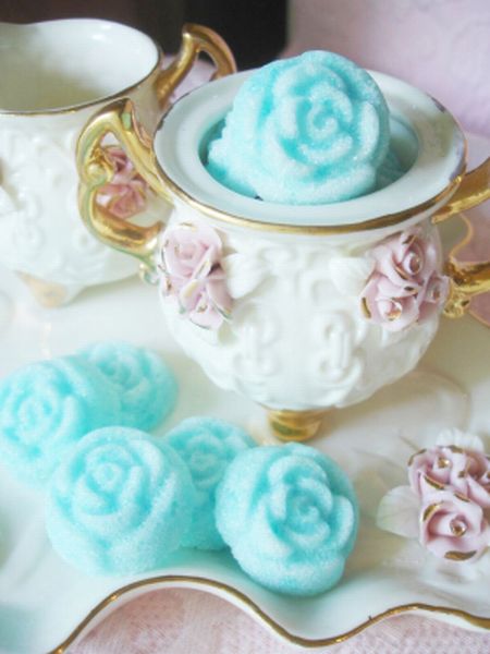 Turquoise Sugar Roses