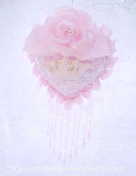 Chic Pink Decadence Crown Ornament