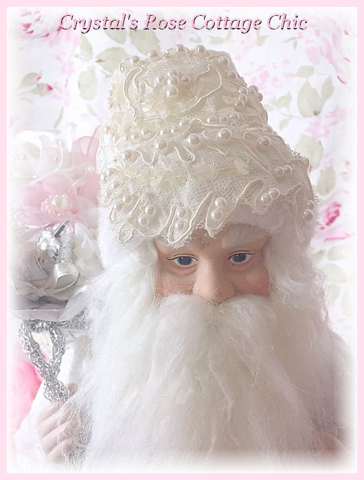 Vintage Lace Shabby Santa