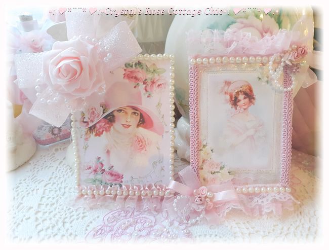La Belle Victorian Girl in Pink Card