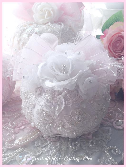 White Bridal  Lace Pumpkin
