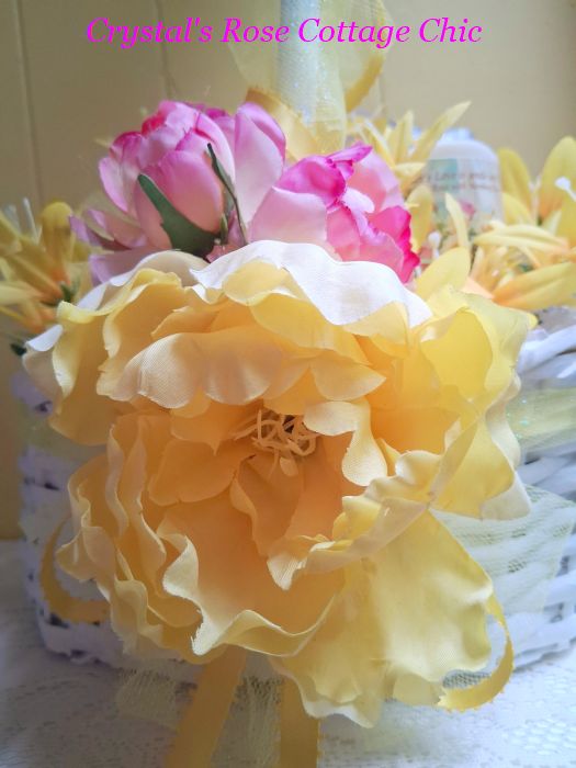 Yellow Floral Mother's Day Gift Basket