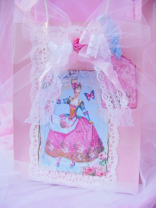 Marie Antoinette Pink Gift Bag