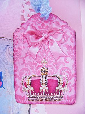 Marie Antoinette Pink Gift Bag