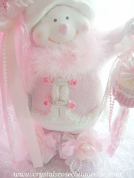 Cupcakes Wishes and Peppermint Dreams Snow Lady