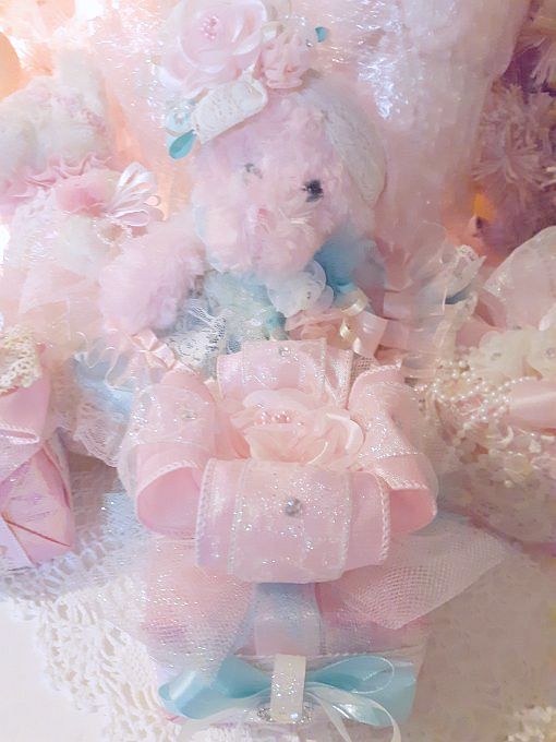 Set of 3 Pretty Pink Present Decor