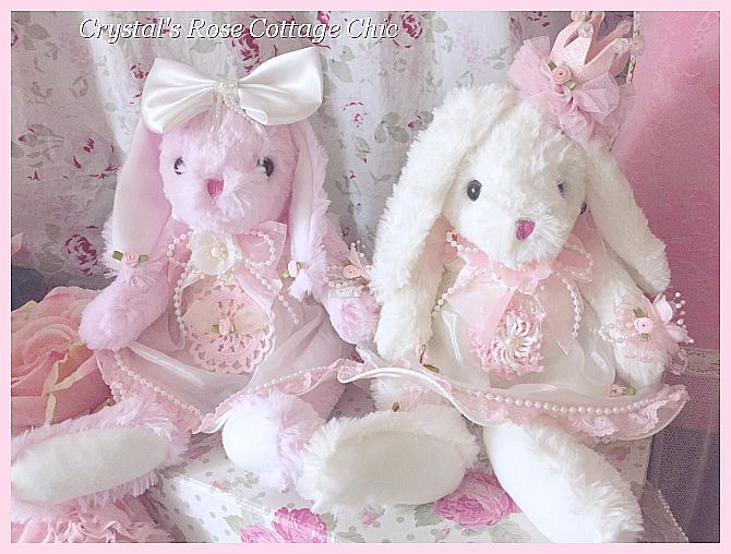 Adorable Pink Bunny with Bow