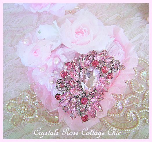 Pink Crystal Decadence Heart