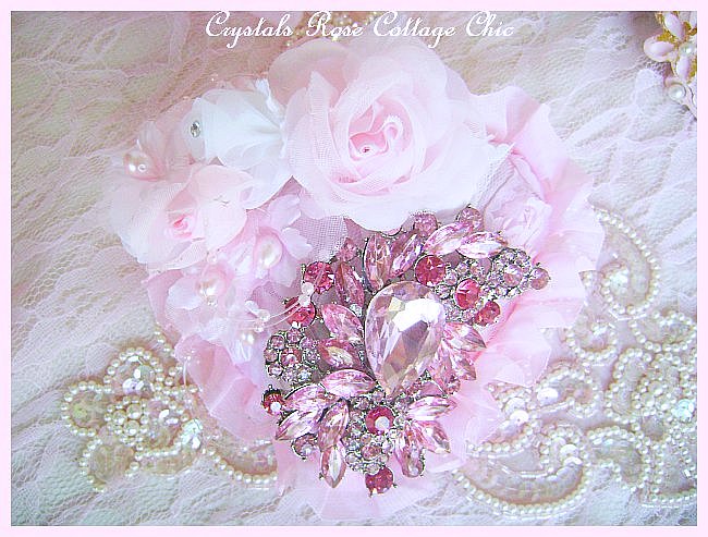 Pink Crystal Decadence Heart