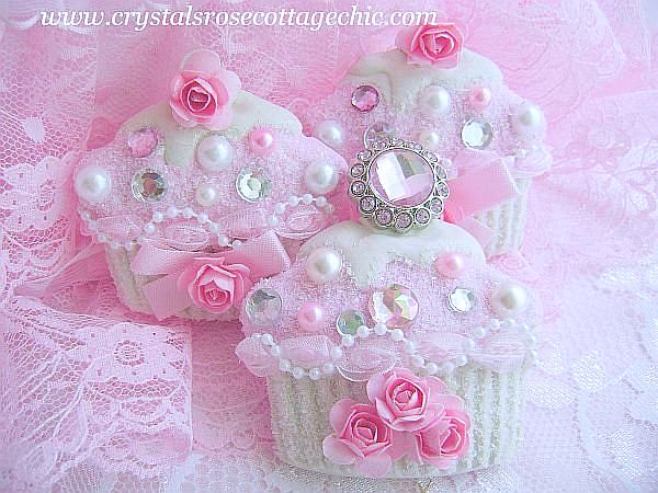 Bejeweled Cupcake Ornament...Free Shipping