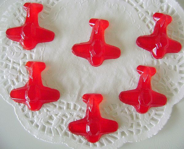 Red Vintage Airplane Gummies
