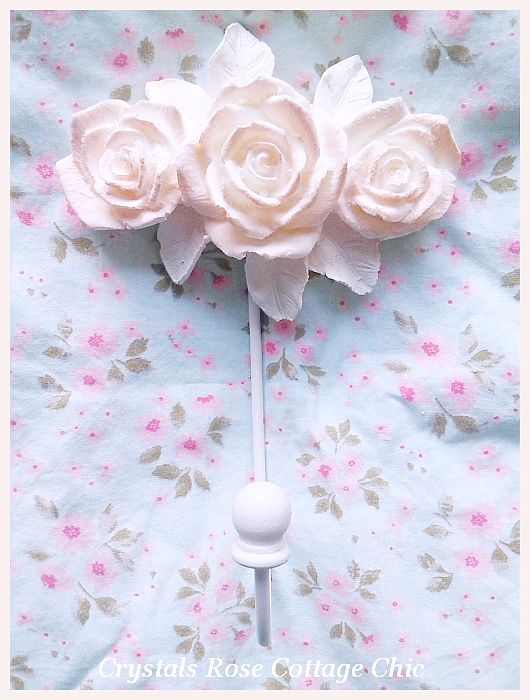 Shabby Rose Hook...Color Choices