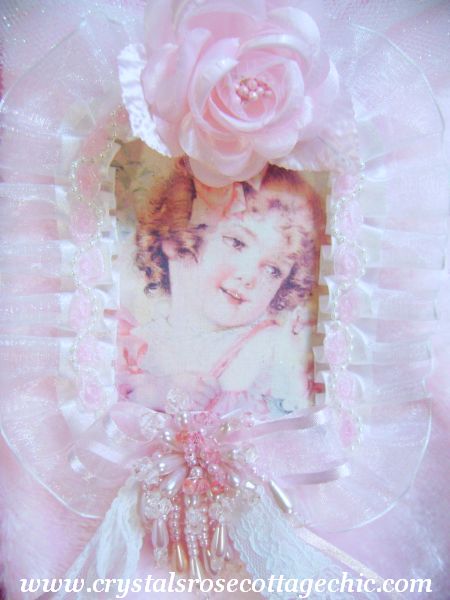 Sweet Pink Vintage Girl Stocking