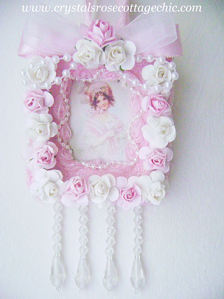 La Belle Victorian Girl in Pink Ornament