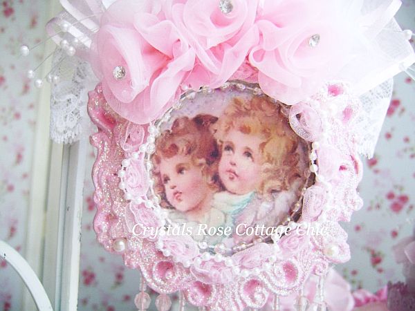 Vintage Victorian Cherub Ornament 2