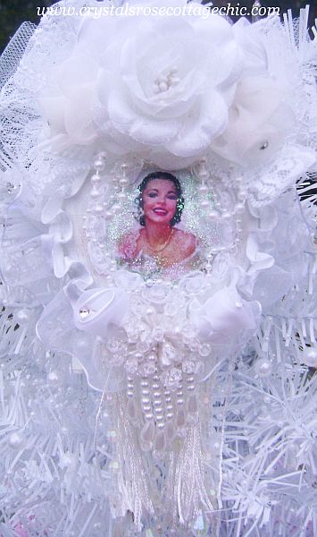 Beautiful Vintage Bride Ornament